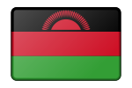 Malawi flag (bevelled)